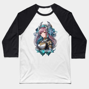 Cetus Serenade: Enchanting Anime Character Art Baseball T-Shirt